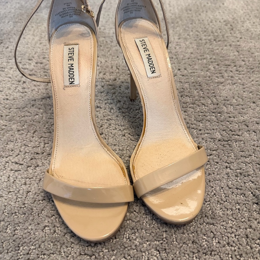 Steve Madden Nude Heeled Sandals